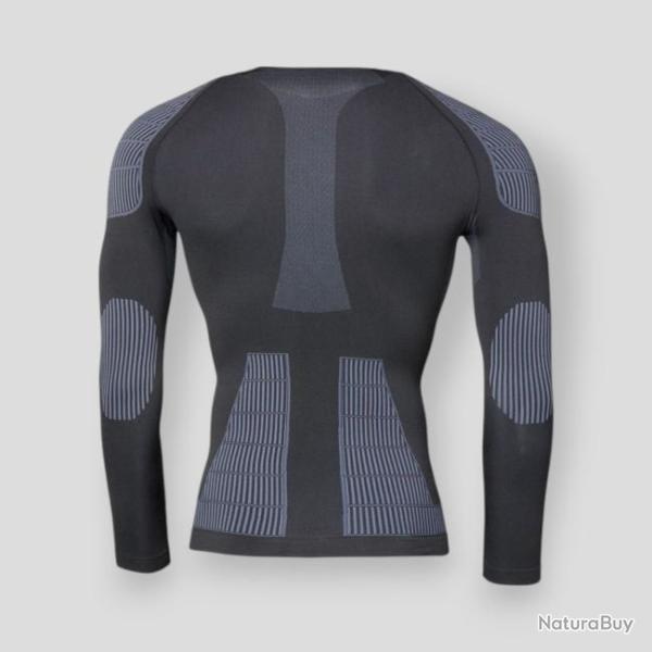 Tee-shirt Thermo-Static Noir - Ares