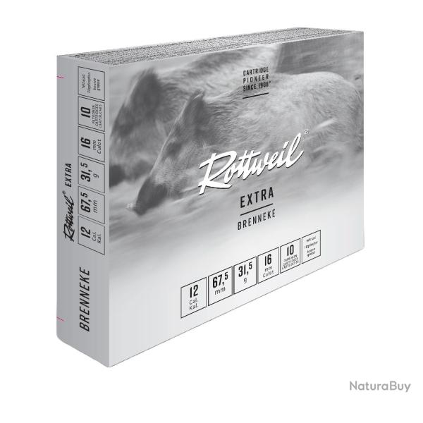 1 boite de 10 balles ROTTWEIL BRENNEKE 12/70