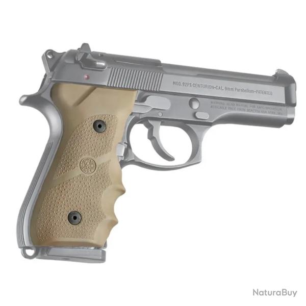 Grip Hogue pistolet auto Beretta 92F - FDE