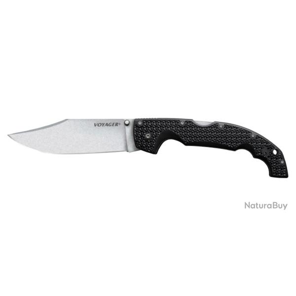 Couteau Cold Steel Voyager XL - Lame Clip Point 140mm - Manche Griv-Ex - Clip r�versible