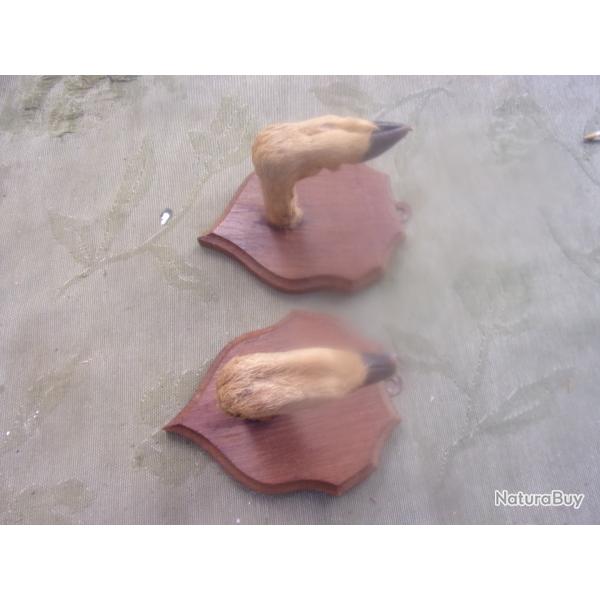 ratelier, porte-fusil une arme , bois de 15 cm de long