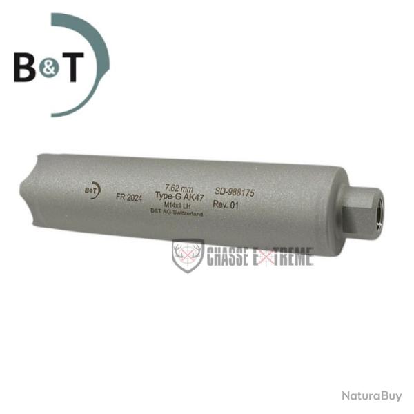 Silencieux B&T GRS Inconel M14x1 Cal 308 Win Gaucher