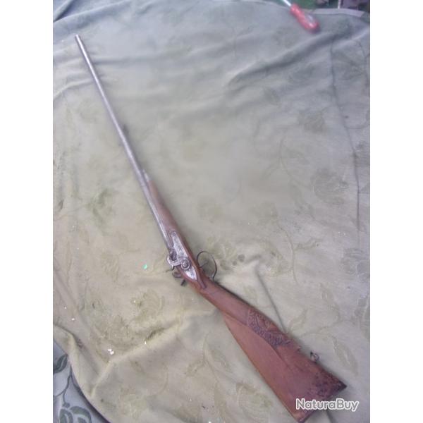 fusil de chasse canons 76,5 cm  percussion