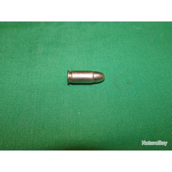 Cartouche de manipulation nickel�e de 7.65mm fabrication FN pour BROWNING 1900, 1910, 1910/22