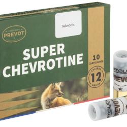 Cartouches Prevot chevrotines subsonique - Cal. 12/67 bte de 10
