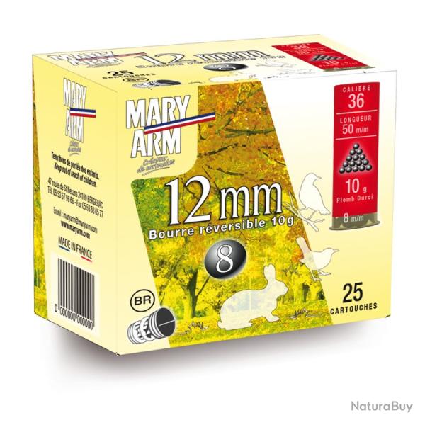 1 Boite de 25 Cartouches 12mm N�4