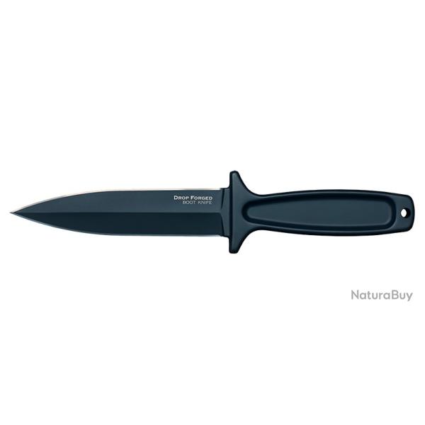 Couteau Cold Steel Drop Forged Boot Knife - Lame 127mm - Manche Acier - Etui Secure-Ex