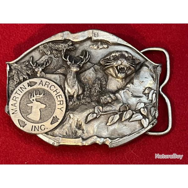 Rare boucle de ceinture  Martin archery inc made in usa ann�es 80