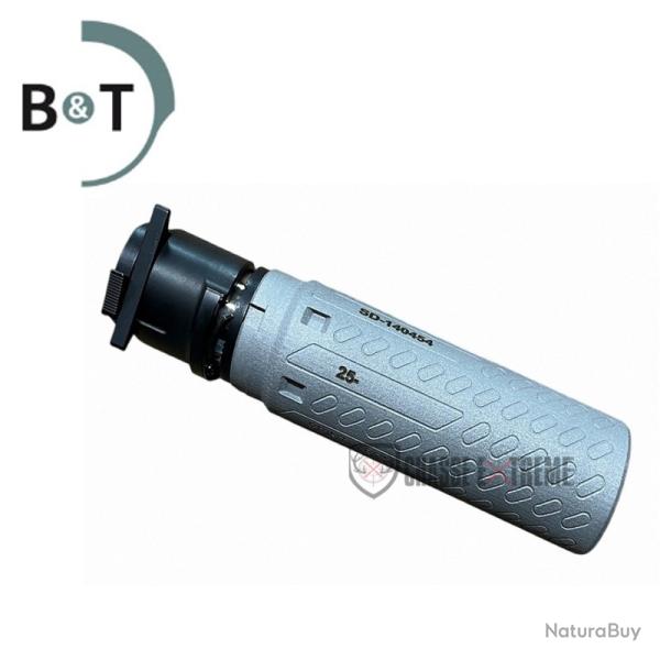 Silencieux B&T Print-X RBS Cal 5.56mm Compact Inconel 718 Impression 3D avec Hub QDN soud�