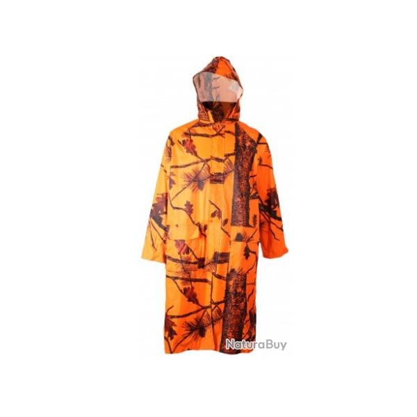 Veste de pluie TREELAND ghostcamo orange