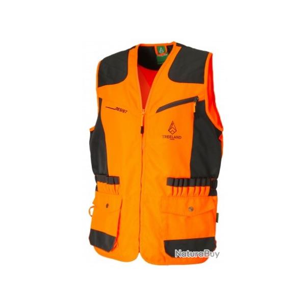Gilet TREELAND renforc� camouflage orange