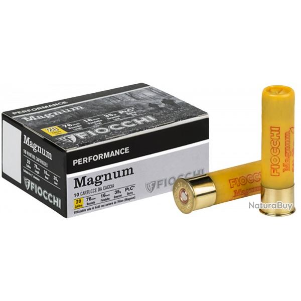Cartouches Fiocchi Magnum 35g BJ - Cal. 20 x10 boites