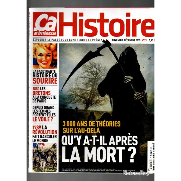 �a m'interesse histoire 21 de 2013 , 1789, 1850 les bretons � paris, les �trusques, port du voile,