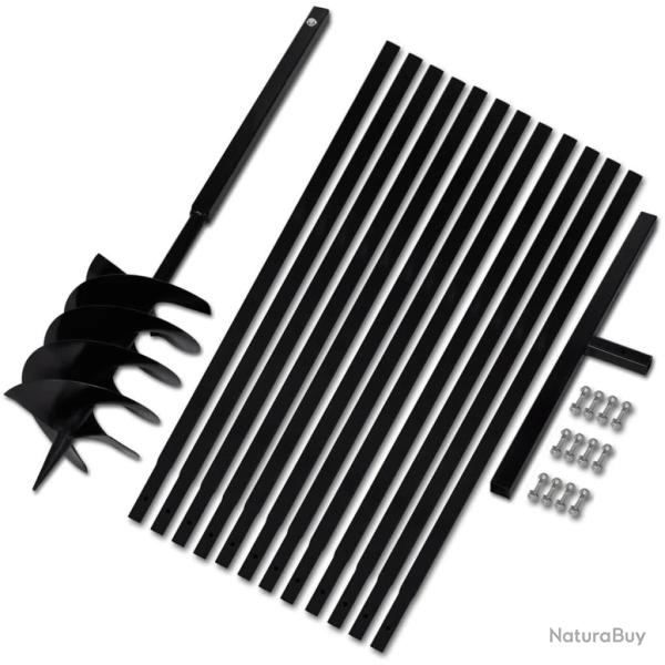 B�che et tari�re manuelle 200 mm avec Rallonge 13 m acier