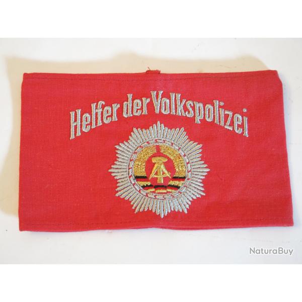 Brassard Allemagne de l'est DDR  Helfer der Volkspolizei