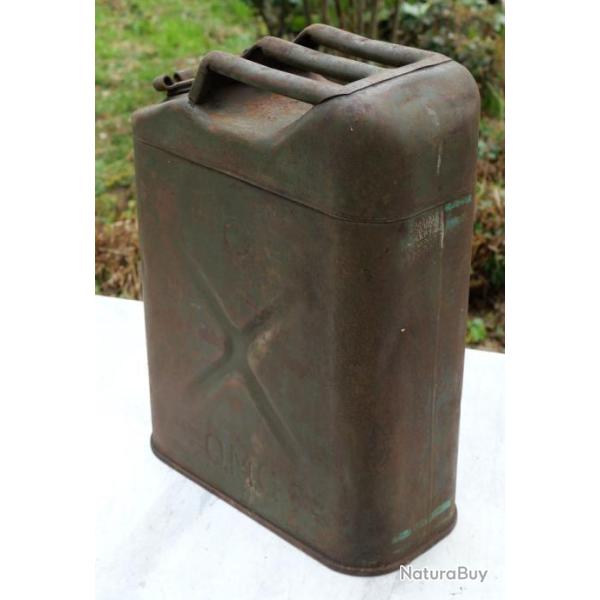 US ARMY - RARE Bidon JERRICAN avec invasion STRIPS RHEEM 1943 - BRA25JUS001