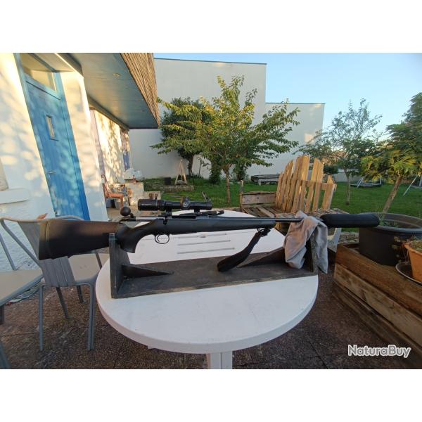 Sauer 100s filet� cal 308 win .308 Win. Droitier 54 cm +Mod�rateur de Son Freyr & Devik Featherwei