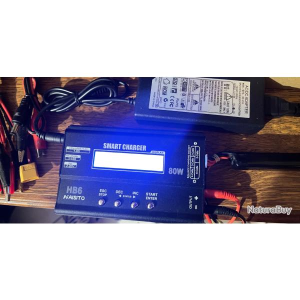 Haisito Chargeur de batterie intelligent pour airsoft et voiture RC