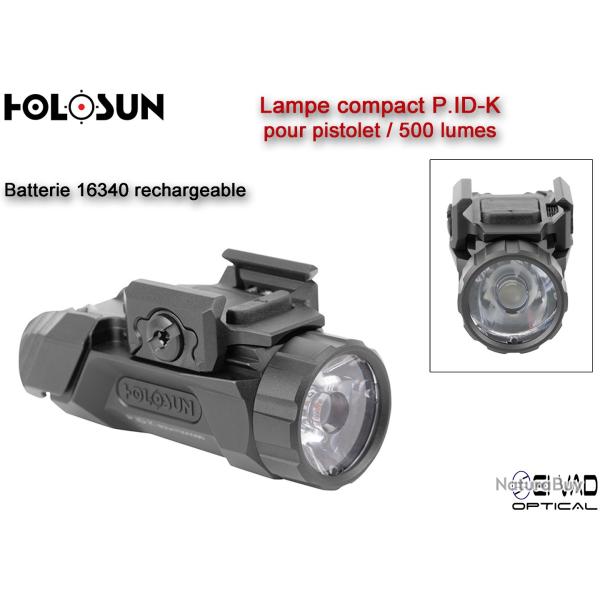 Lampe compacte HOLOSUN PID-K pour pistolet