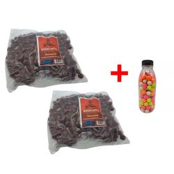 Pack 2 paquets de 2k de bouillettes Super Krill + 1 popup bottle multicolore neutre 180gr