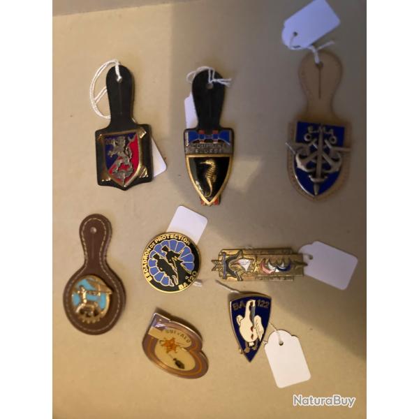 Lot insignes , pucelles