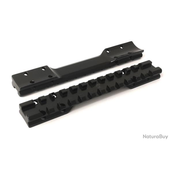 Rail Acier picatinny RUSAN pour carabine Browning X Bolt - Boitier COURT - Type 308 W