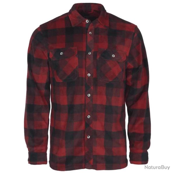 Chemise Polaire Rouge et Noire Finnveden Canada Pinewood
