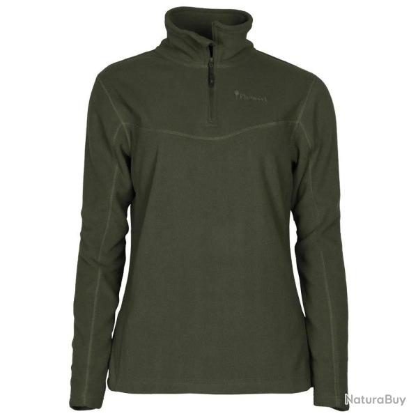 Pull en Polaire Vert Tiveden pour Femme Pinewood