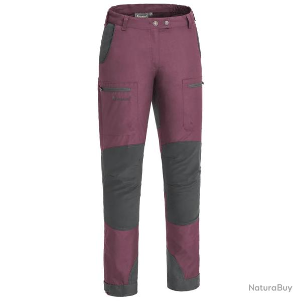 Pantalon Caribou TC Lite Bordeaux et Gris pour Femme Pinewood