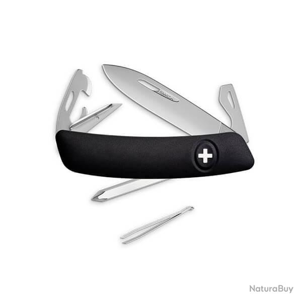 SZD04 Couteau suisse Swiza 11 fonctions Allmatt SZD04NM(noir)