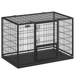 Cage pour chien lourd 107 x 70 x 749 cm pour chiens de taille grande et moyennet anti-fugue double