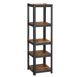 &Eacute;tag&egrave;re charge lourde &agrave; 5 niveaux 150 x 37 x 37 cm capacit&eacute; 400 kg (80 kg/niveau) style industriel