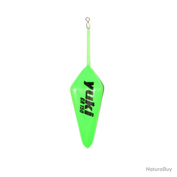 Plomb Surfcasting Yuki Competition Pyramidal 130g 130g A l'unit� Green Glow