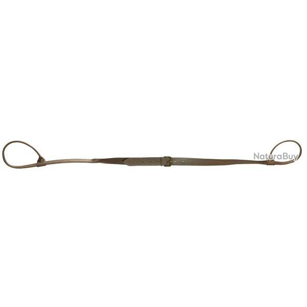 Bretelle lasso cuir marron