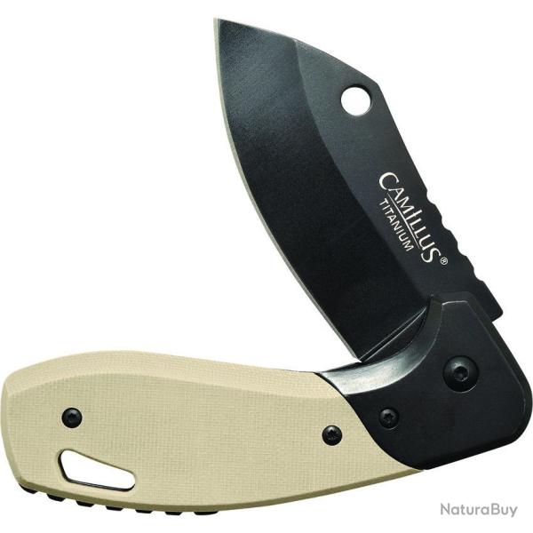 Couteau Camillus Chonk Lame Sheepsfoot Acier 440 Liner Lock Manche G10 IKBS Liner Lock CM19602