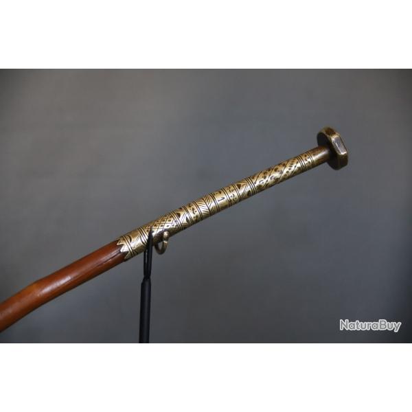 Art populaire Basque - Canne makhila de l'atelier Ainciart - Larressore, 1899