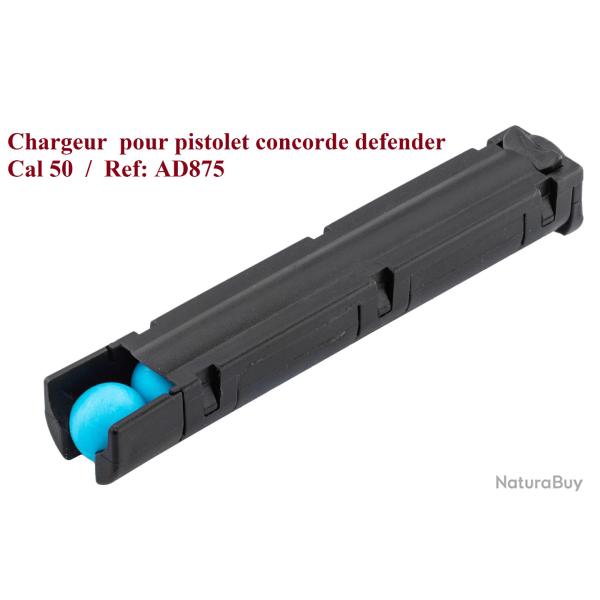 Chargeur pour pistolet de d�fense Concorde D�fender  Cal 50 - 13 Joules