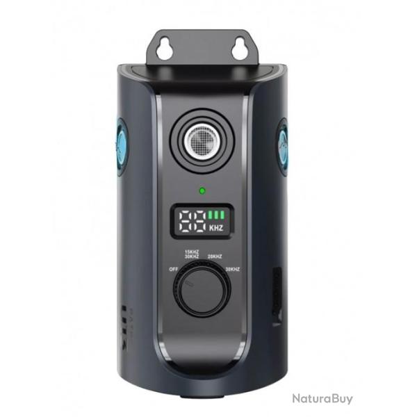 Dispositif anti-aboiement a ultrasons solaire puissant rog hunting