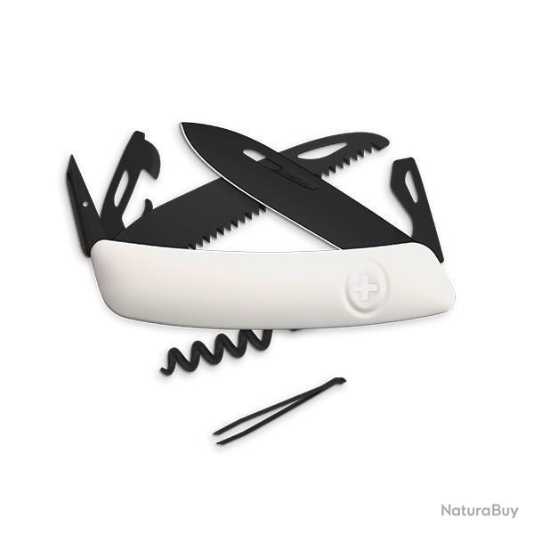 SZD05-Couteau suisse Swiza D05 Allblack SZD05ABW blanc