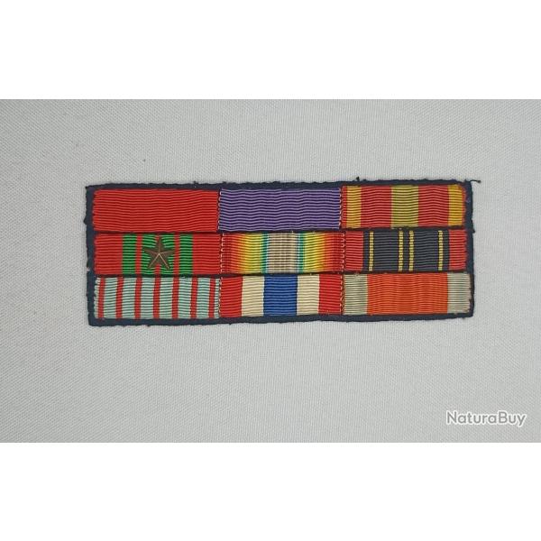 Rappel m�dailles Officier fran�ais guerre 39/45 WW2