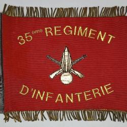 Fanion 35&egrave;me R&eacute;giment d'Infanterie 2&egrave;me Compagnie