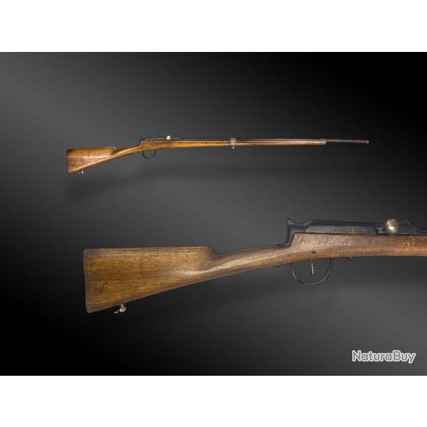 FUSIL SCOLAIRE TYPE CARABINE GRAS. F. THIBAUT. Canon bois