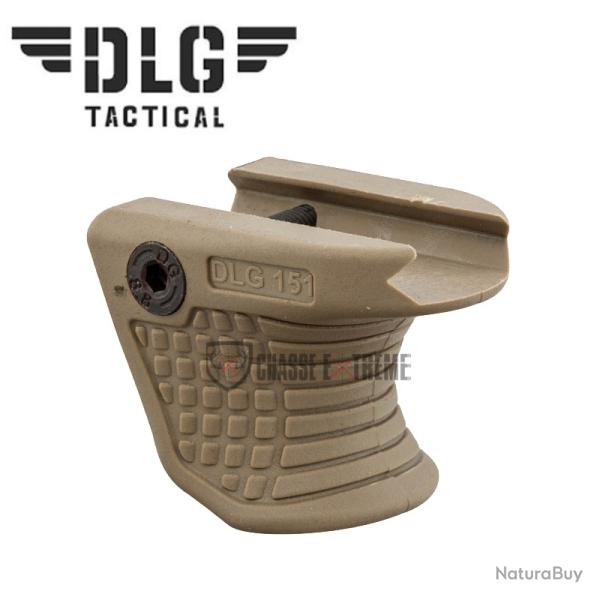 Poign�e Courte Handstop DLG TACTICAL Montage Picatinny Fde