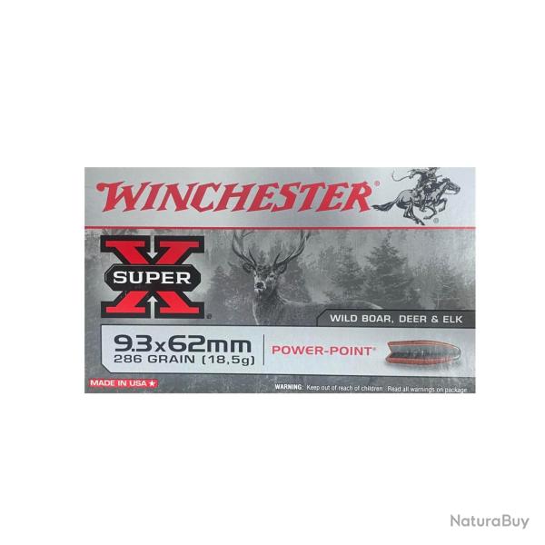 WINCHESTER 9,3x62 Power Point 286gr x20