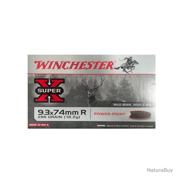 WINCHESTER 9.3x74 R Power Point 286gr x20