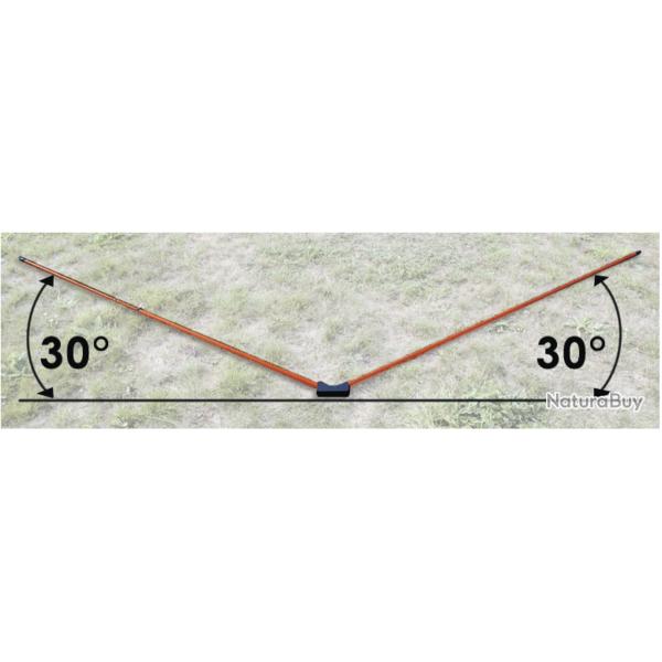 ANGLE DE TIR TELESCOPIQUE ORANGE