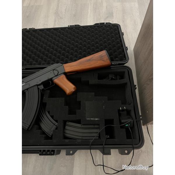 mallette airsoft avec r�plique et accessoires