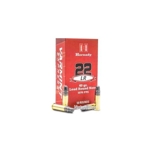 HORNADY - Cartouches cal 22lr 40 gr