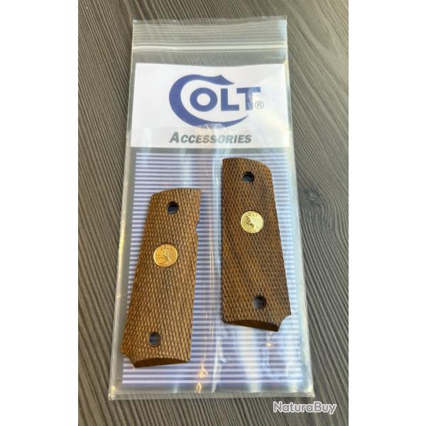 COLT OFFICER'S Poignes bois d'origine