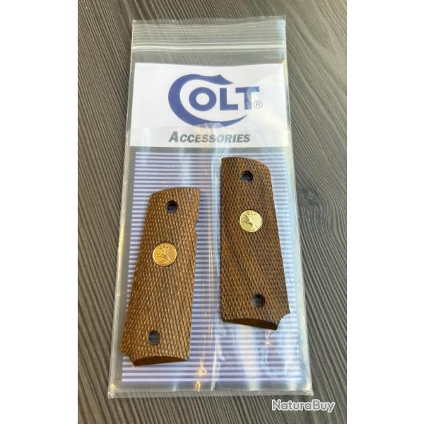 COLT OFFICER'S Poign�es bois d'origine